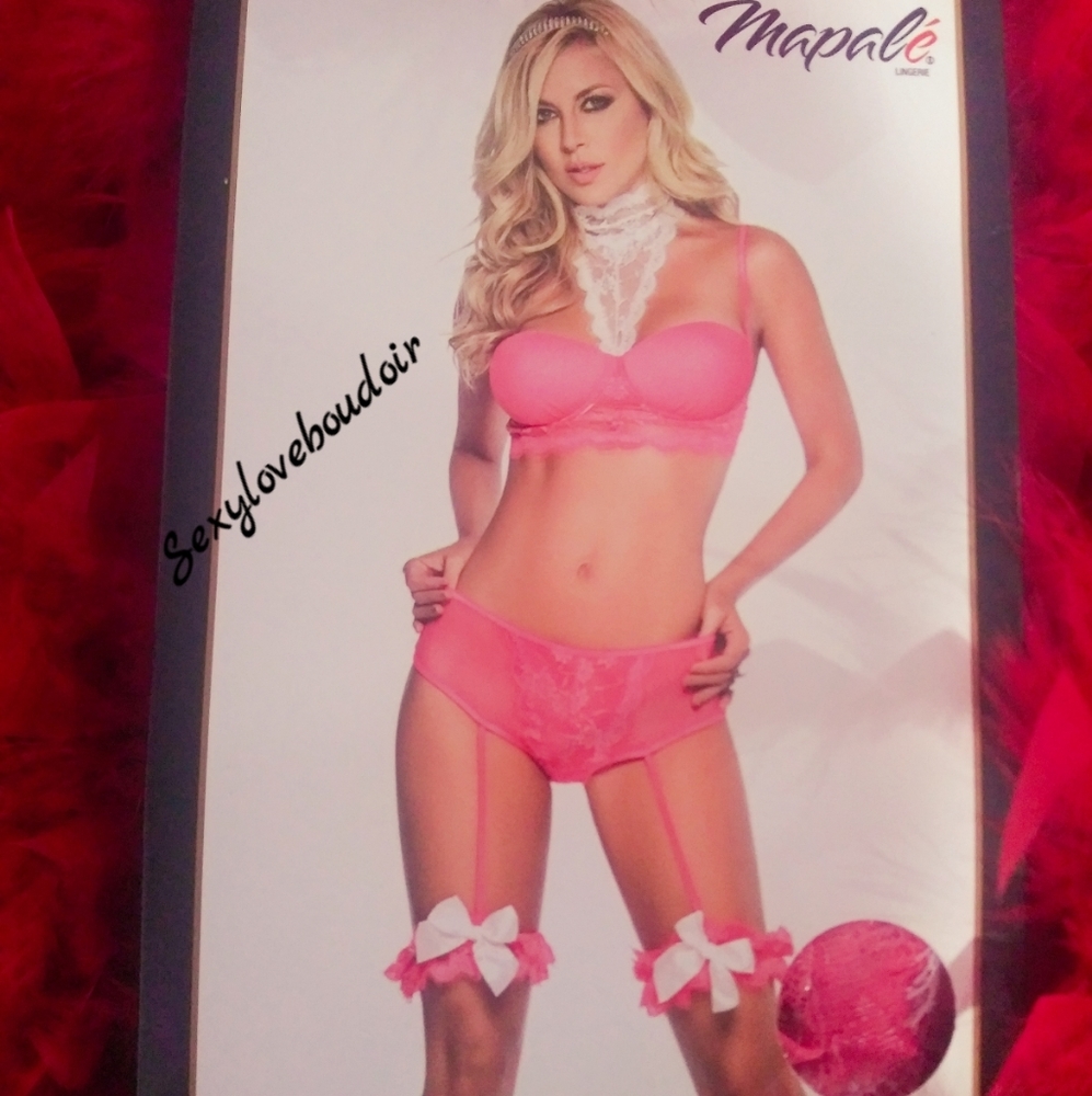Pink Lacy Lingerie Boxed